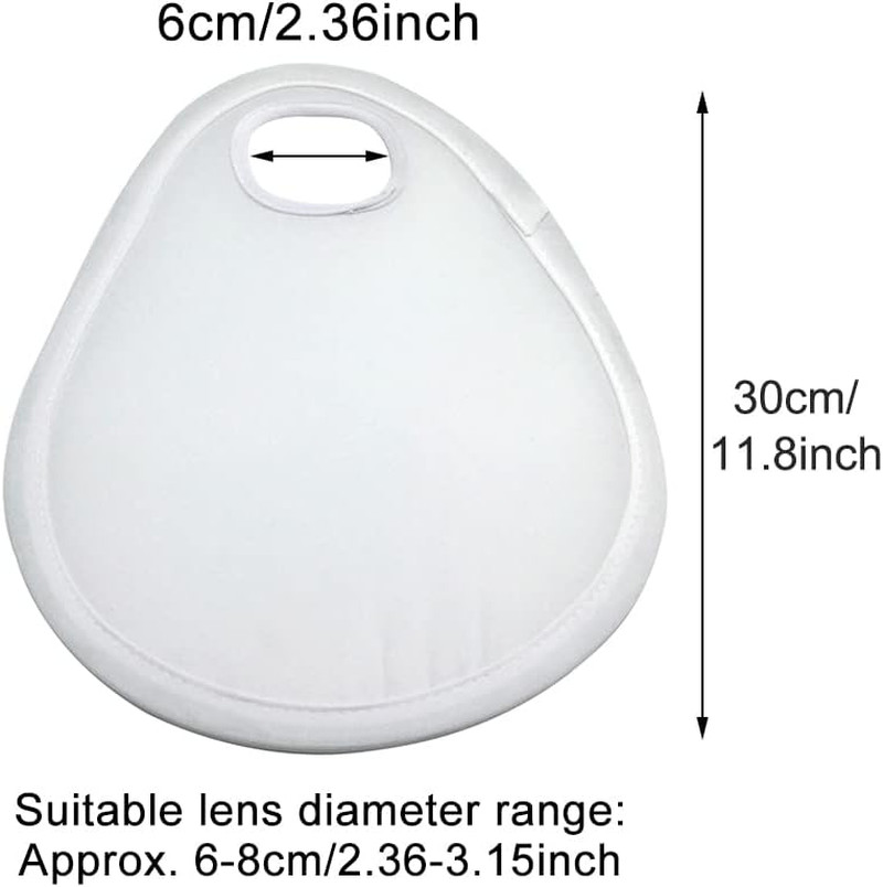 Camera Flash Diffuser,Eliminate Harsh Light and Shadow,Foldable with Storage Bag