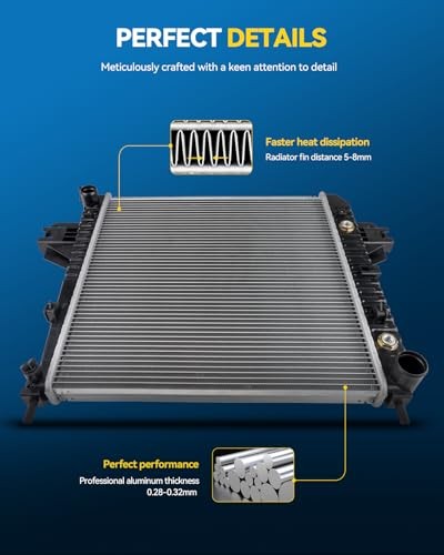Engine Coolant Radiator Assembly - 2007-2011 Versa 1.8L/1.6L, 2009-2014 Cube