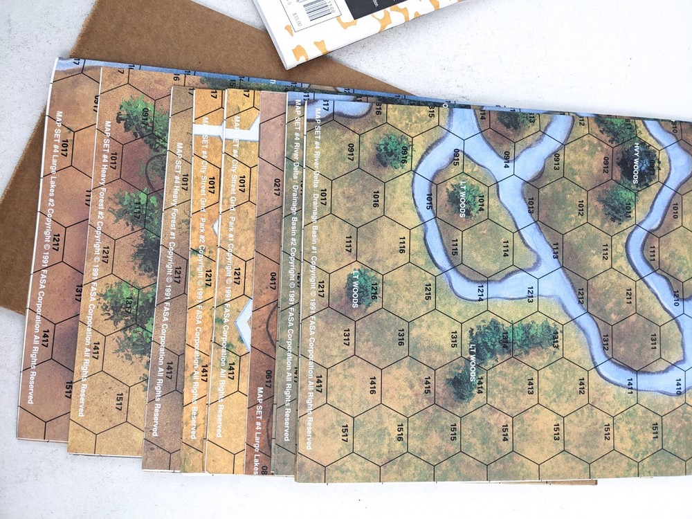 Battletech Map Set #4 - FASA 1618