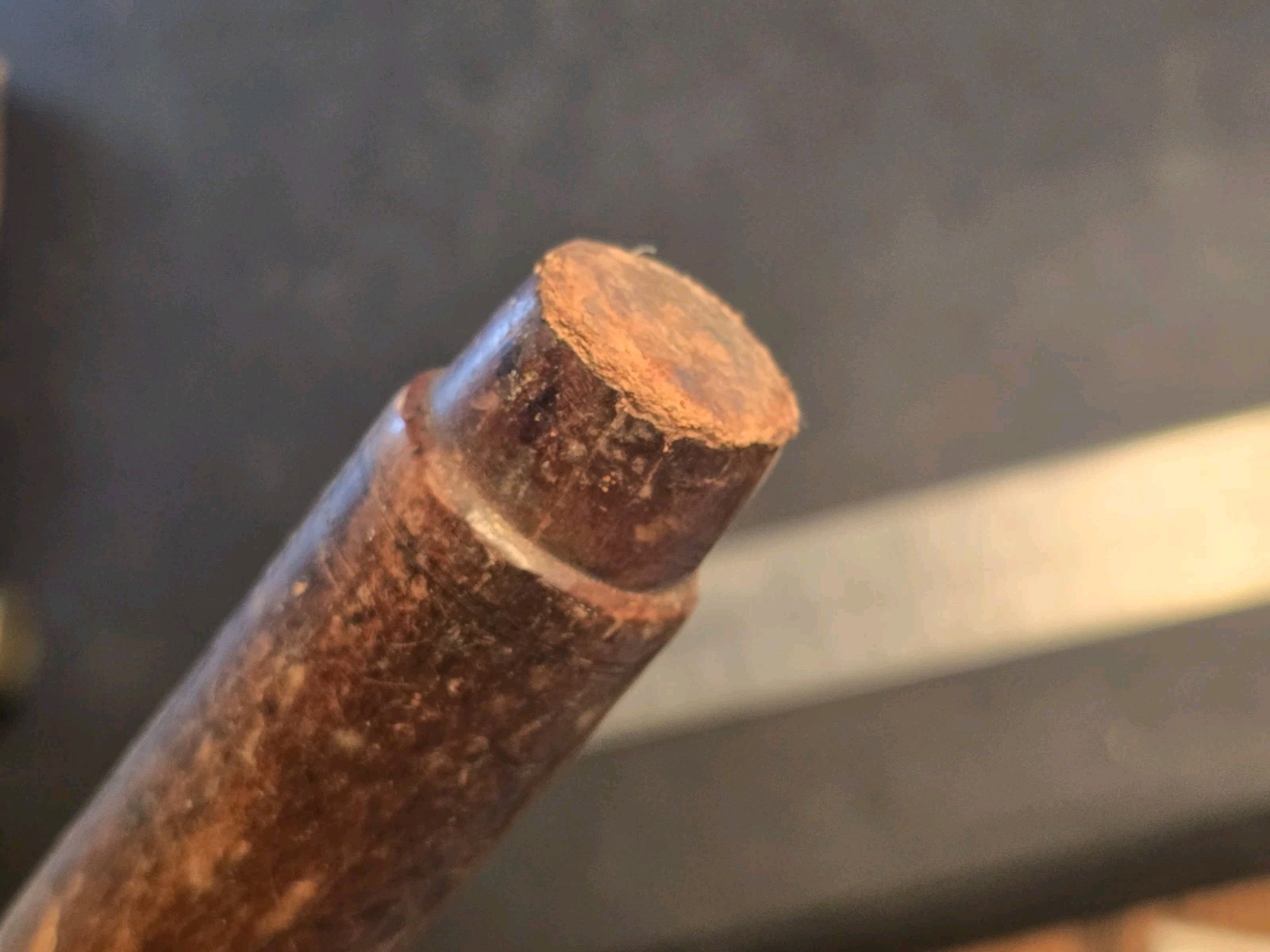 Vintage Buck Bros. 3/8 in Socket Chisel with Wood Handle