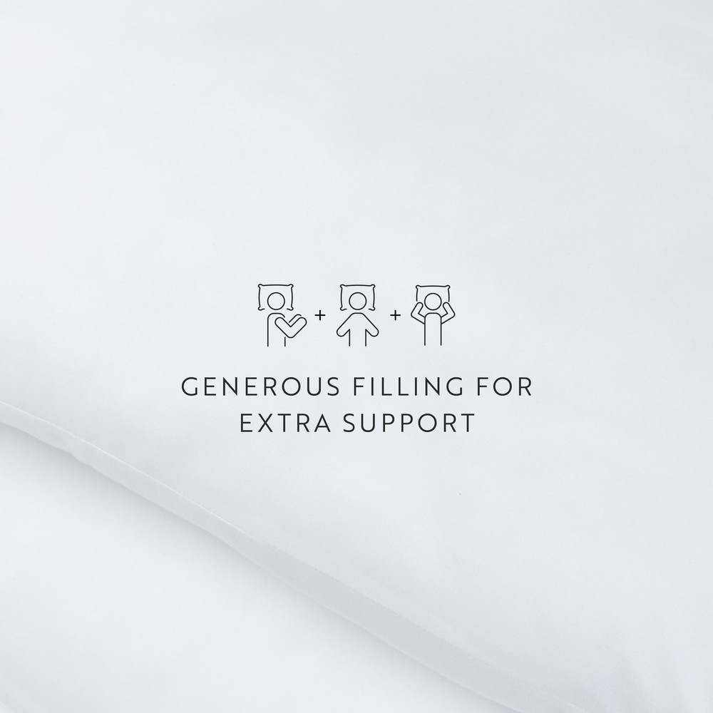 2-Pack Plush Bed Pillows Set Standard/Queen