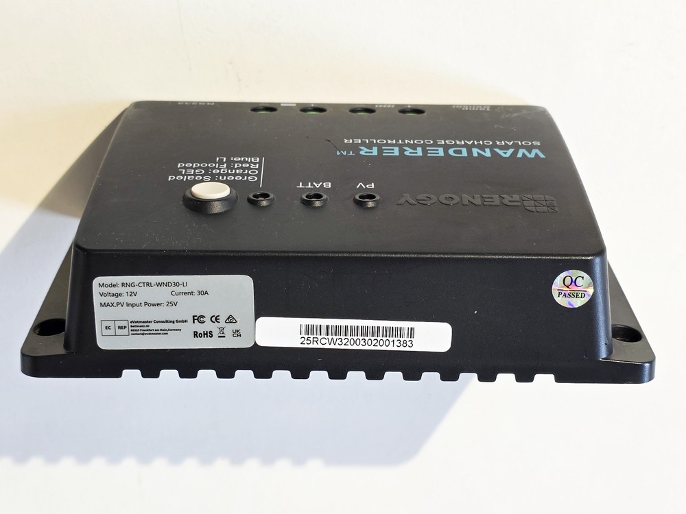 Renogy Wanderer Solar Charge Controller PWM 30A