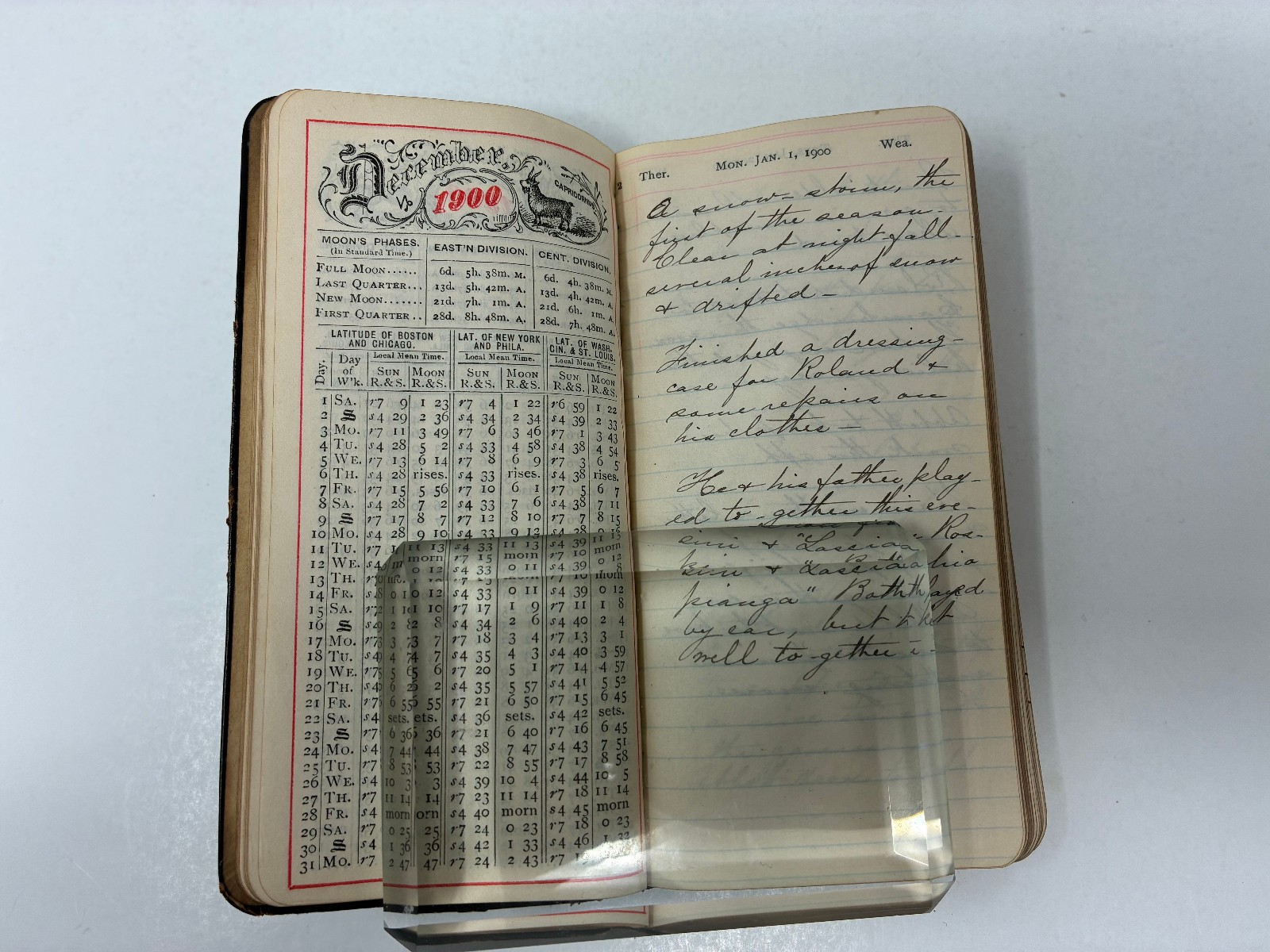 1900 Victorian Woman Wife & Mother Handwritten Diary with Her Life Memorial!