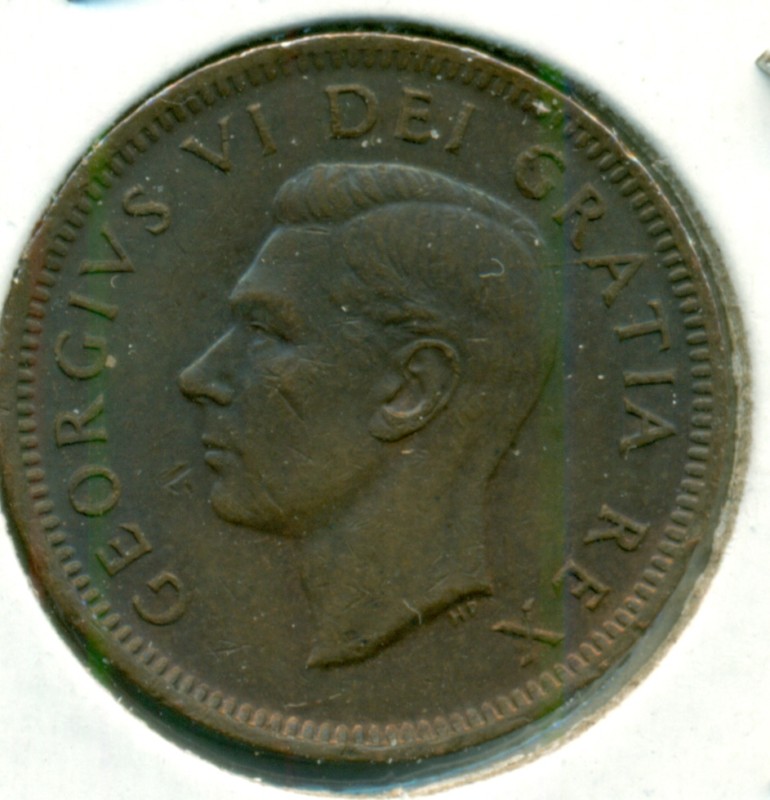 1950 CANADA SMALL CENT, ALMOST UNCIRCULATED, GREAT PRICE!