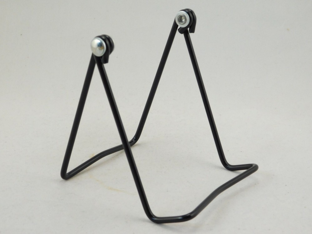 Easel Display Stand Adjustable Black Color Medium Sized Vinyl Coated