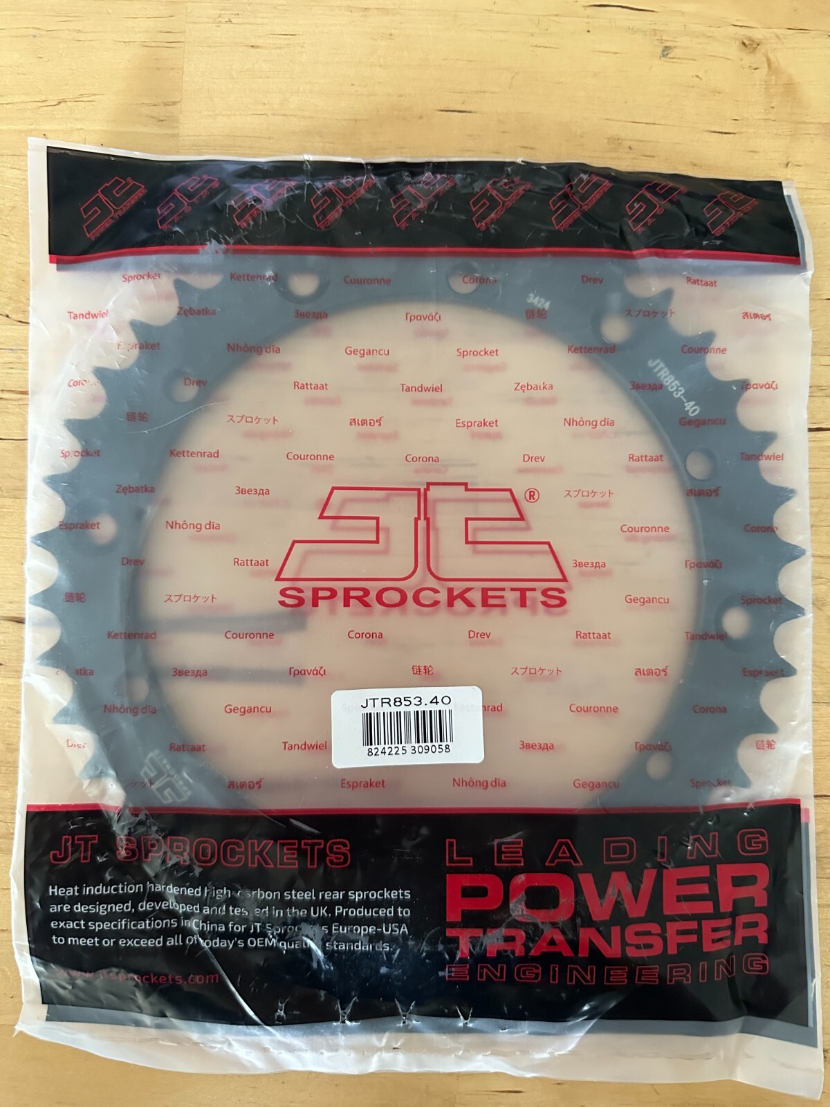 JT Sprockets Steel Rear Sprocket JTR853.40 New JTR853-40