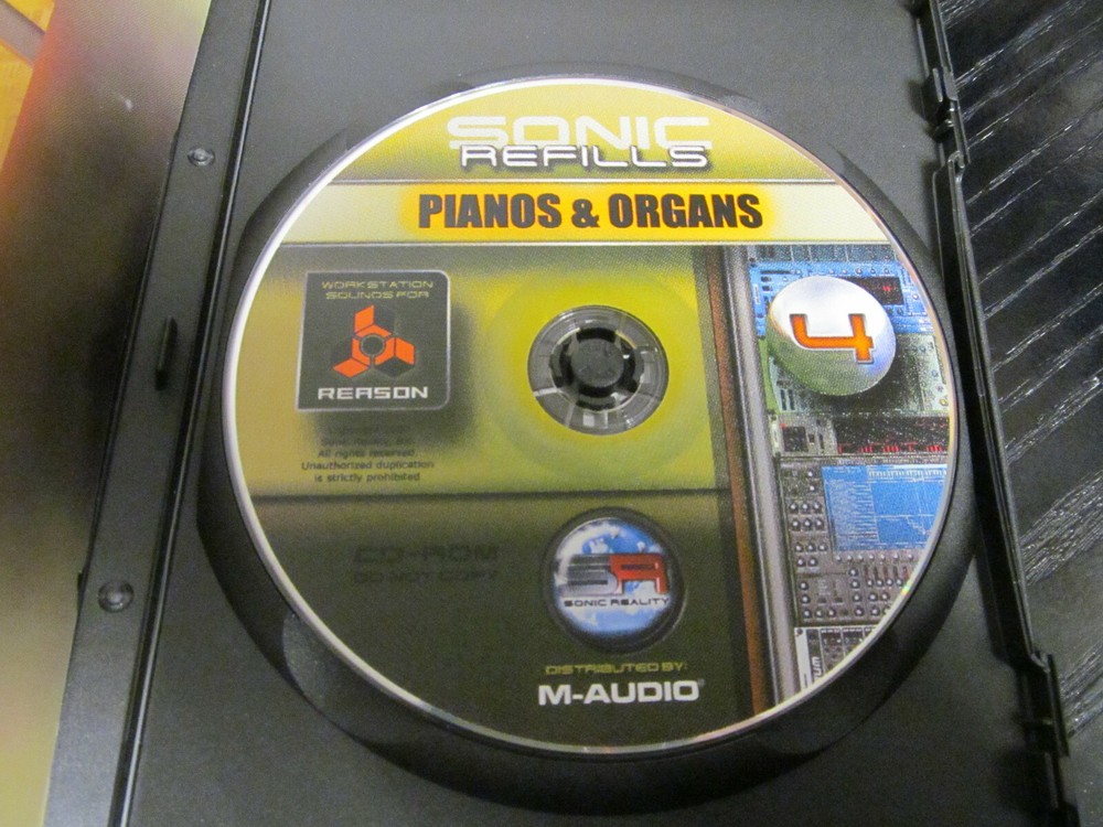 Sonic Refills ~ Volume 4 ( Pianos & Organs ) Windows DVD-ROM