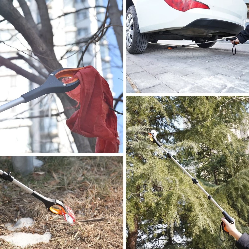 43 Inch Extra Long Grabber Tool Foldable Reaching Tool Grabber Pickup Tool