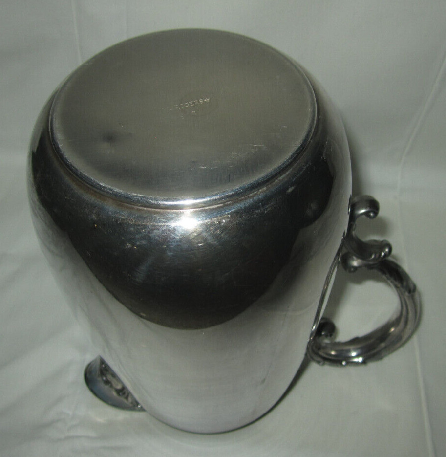 Antique William Rogers silverplated water pitcher, # 917 - 8" tall