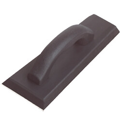 SuperiorBilt Offset Gum Grout Float 12" Rubber-Faced, Plastic Handle & Back