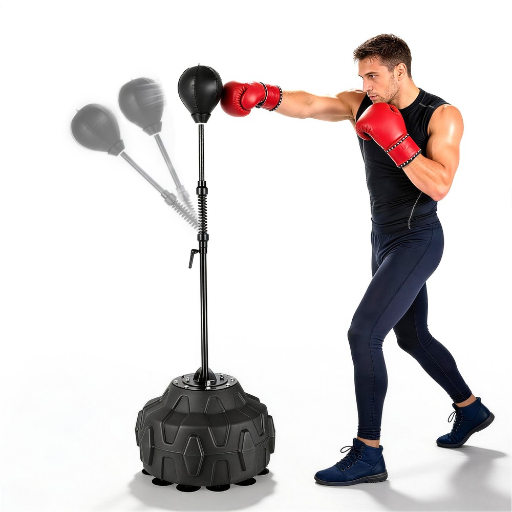Free Standing Punching Ball Boxing Adjustable Training Reflex Punching Bag