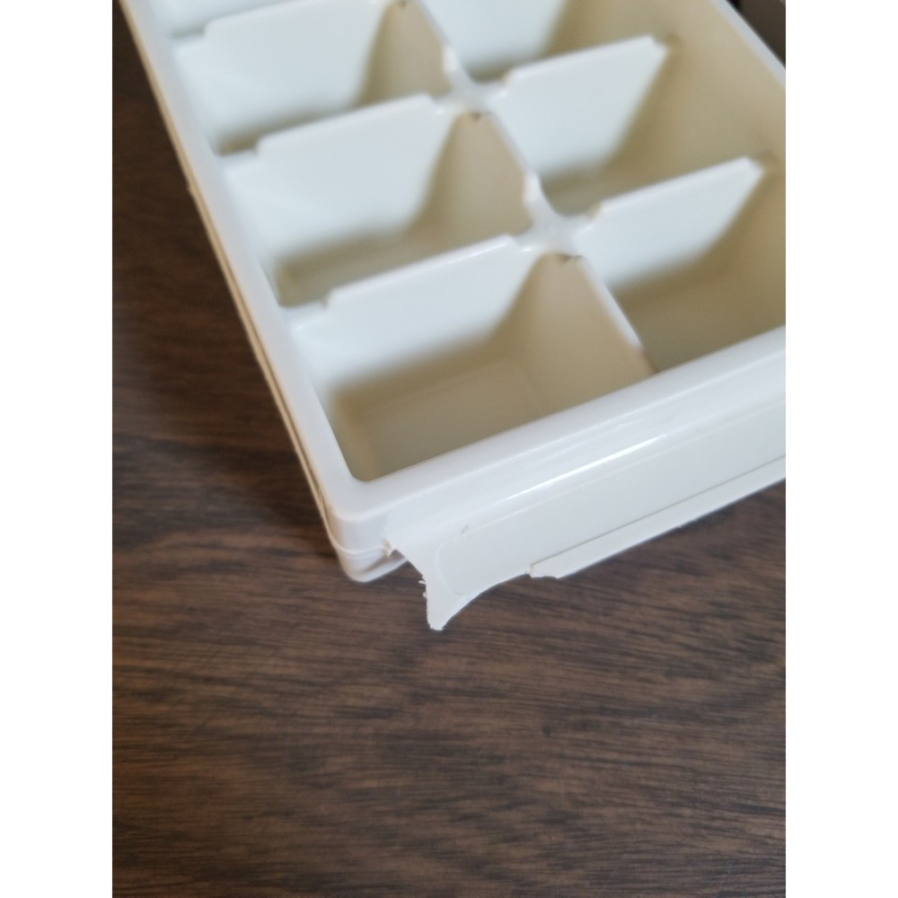 Vintage off white stackable ice trays