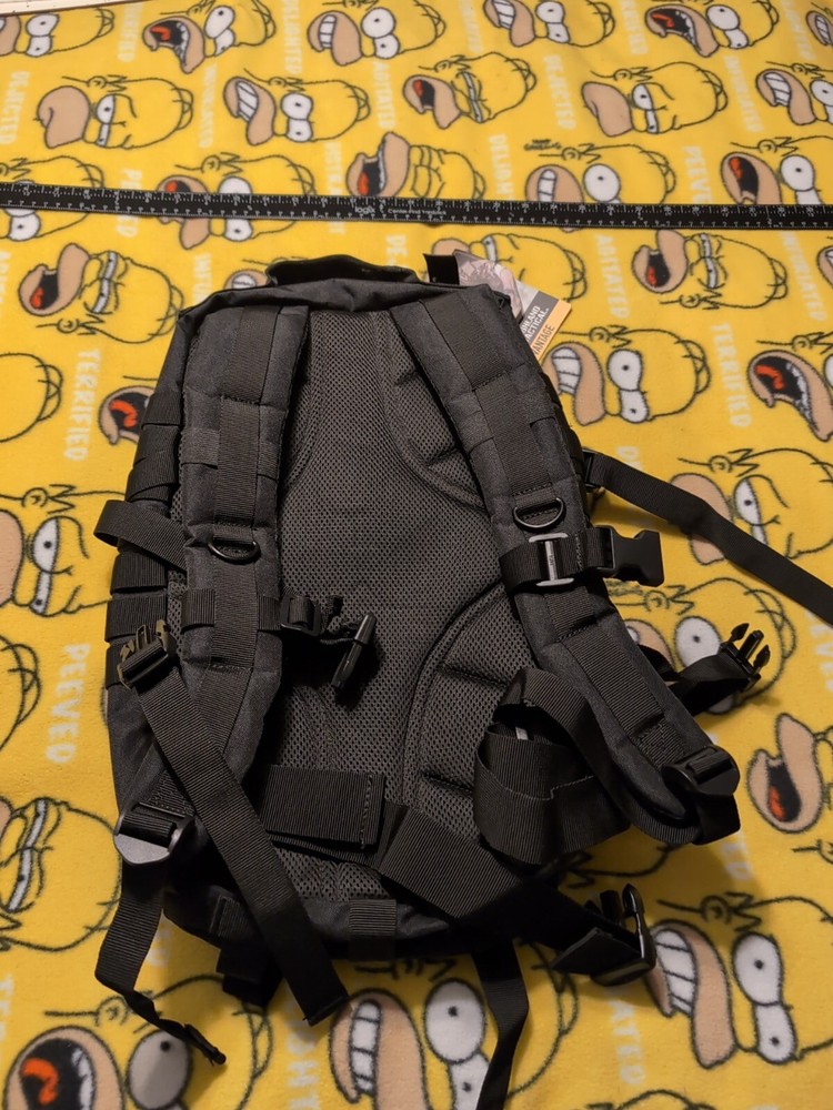 Highland Tactical Vantage Tactical BackpackBlack Molle Webbing NWT