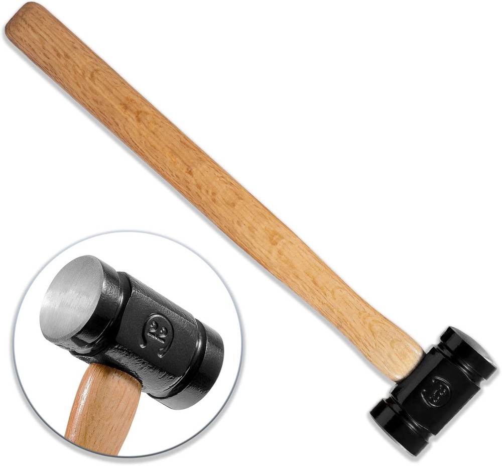 36oz Double Faced Rounding Hammer Blacksmith Farrier Tool