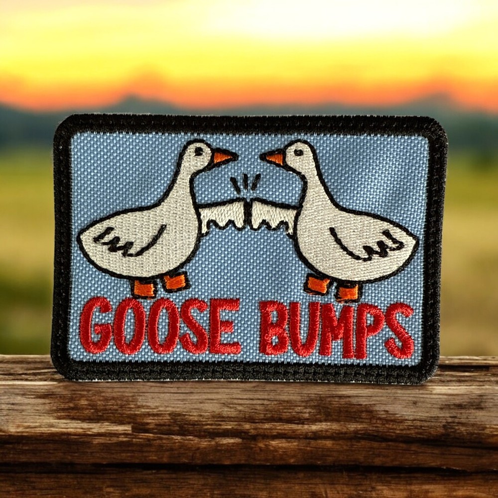 Goose Bumps Embroidery Patch Multi Sizes