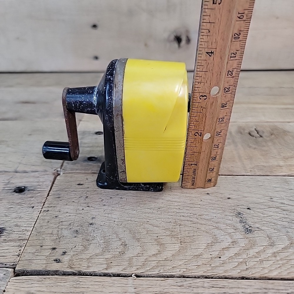 Vintage Apsco Midget Pencil Sharpener Good Used Shape