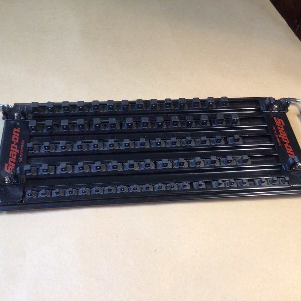 Snap On 20" 5 Row Socket Tray Organizer Black Multi Drive Lock-A-Socket KASKT5BK