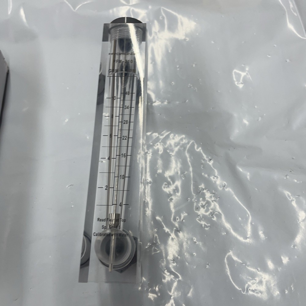 Hydronix Pfm-210 Panel Mount Flow Meter 2-10 Gpm S42