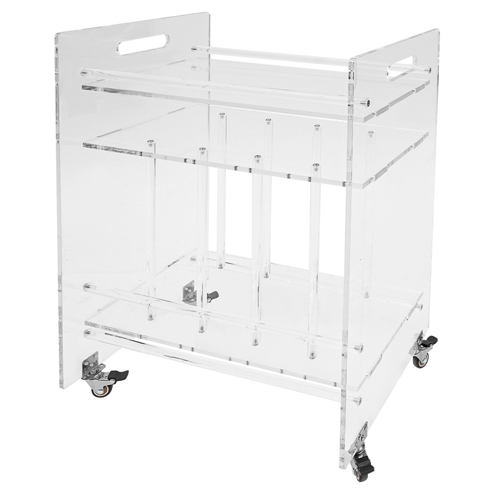 Clear Record Player Stand Record Storage Stand Record Player Stand Table Display