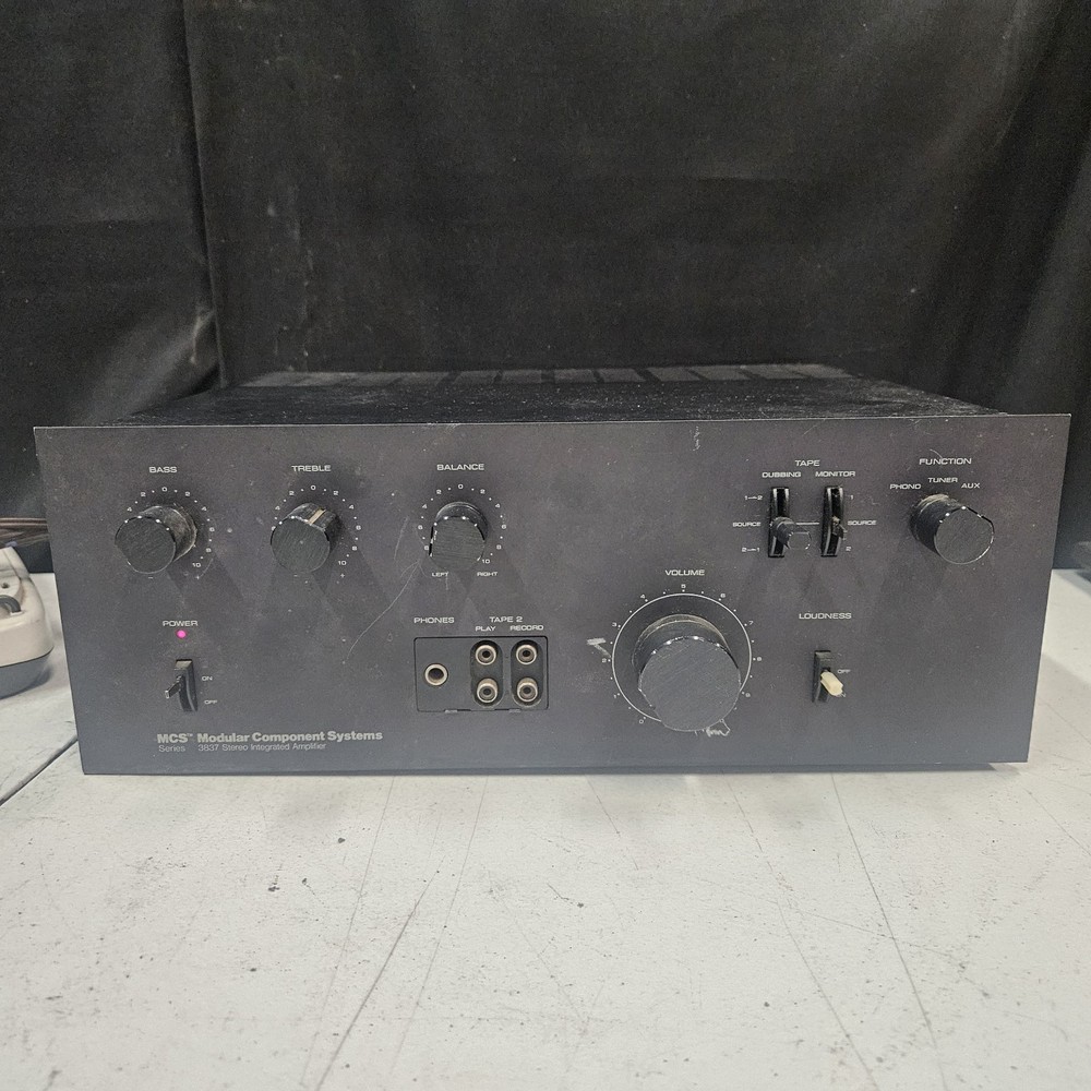 Vintage MCS Component System Stereo Integrated Amplifier 3837