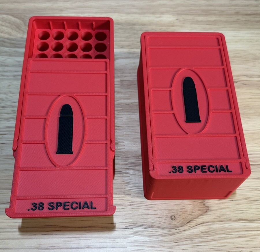 .38 Special Ammo Box 50rd Capacity (3 Pack)