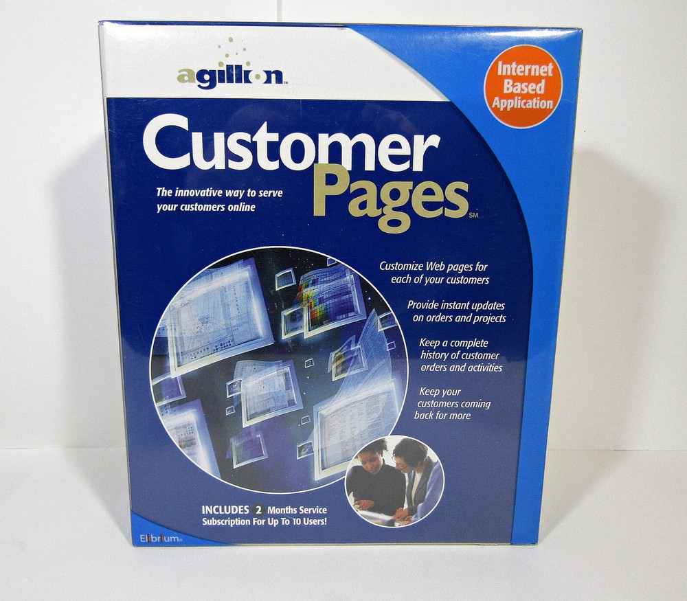 AGILLION Customer Pages Internet Based Application - Serving Customers Online