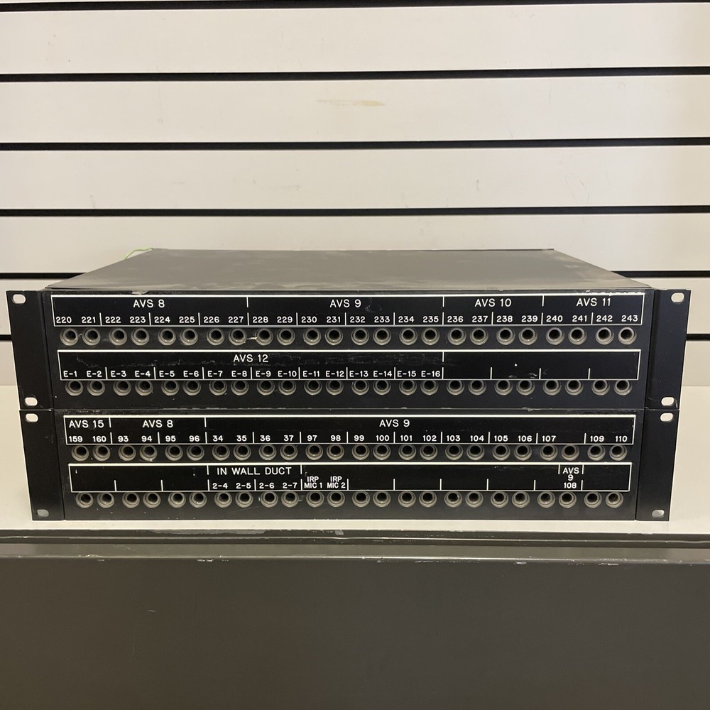 24x2 Audio Patch Bay Panel Rack Mount - COMMUNICATIONS CORPORATION - VERSAPATCH