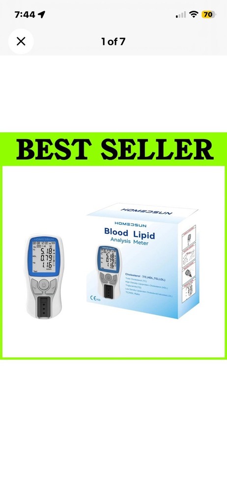 Portable Cholesterol Testing Kit - Easy Home Use