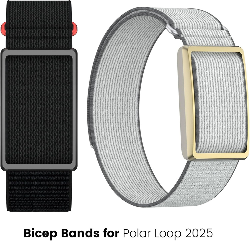 Nylon Armband Compatible with Polar Loop/Visible Tracker Bicep Bands, Adjustable
