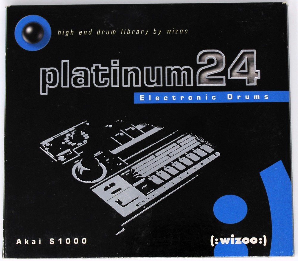 Wizoo Platinum 24 Electronic Drums Akai Format Sample/Sound Library/Sampling CD