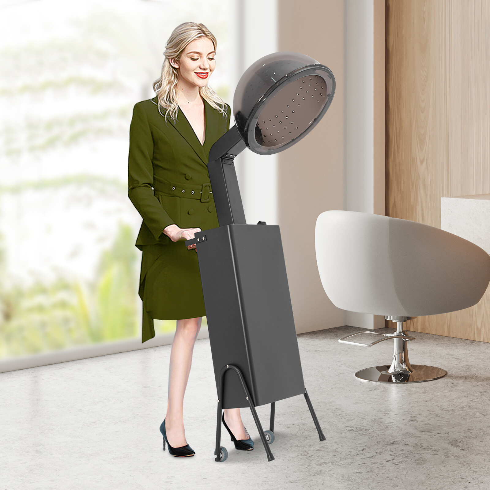 Hooded Conditioning Salon Hair Dryer Salon Hair Dryer Hair Dryer with Wheels