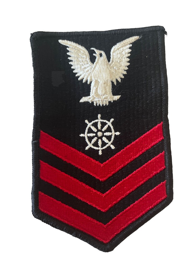 Navy 1st Class Ocean Systems Tech Rate  Patch