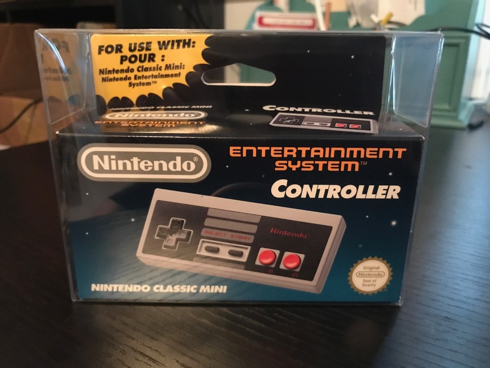 1 Box Protector for NES CLASSIC MINI CONTROLLER Nintendo Case Fits EU Size too!