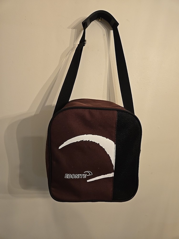 Ebonite Super Tote  Bowling Bag Plum With Mesh Insert