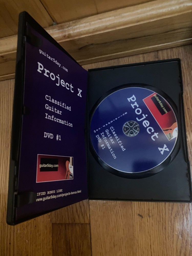 Project X Guitar Learning System - 3 DVD Set - Secrets to Learning Guitar New