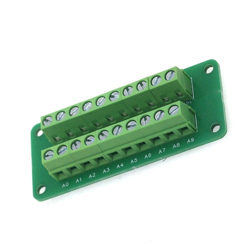 10 Way Plastic Terminal Block Connector for Secure Electrical Wiring Connection