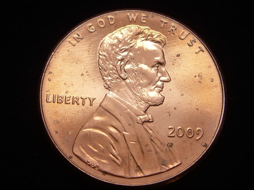 2009 Lincoln cent WDDR - 009 error