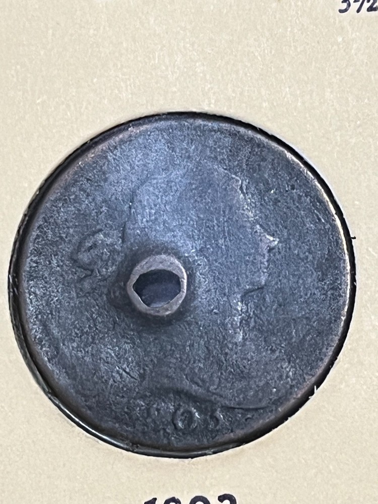 1803 Large Cent - Small Date, Large Fraction, Stems