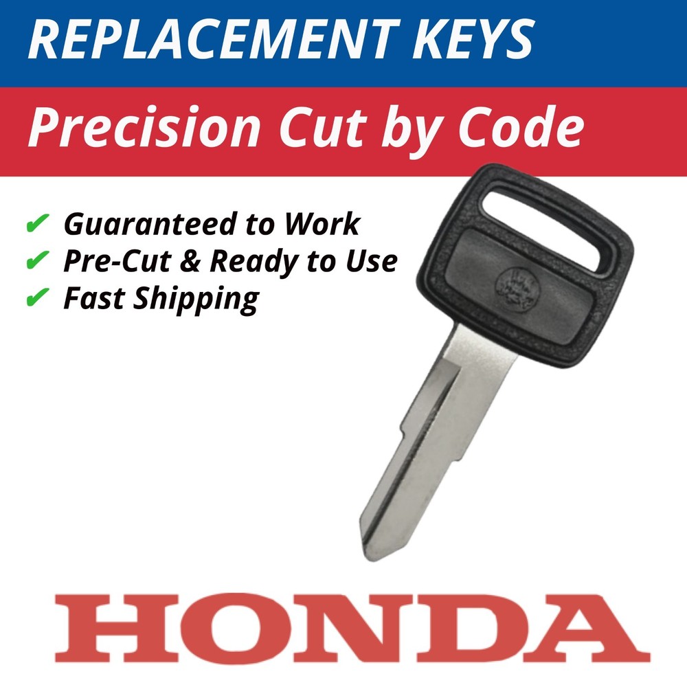 Honda Motorcycle ATV Keys Replacement Key cut to code C00-C99 D00-D99