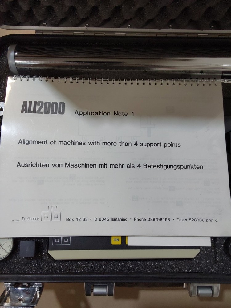 ALI 2000 MACHINE SHAFT ALIGNMENT TOOL