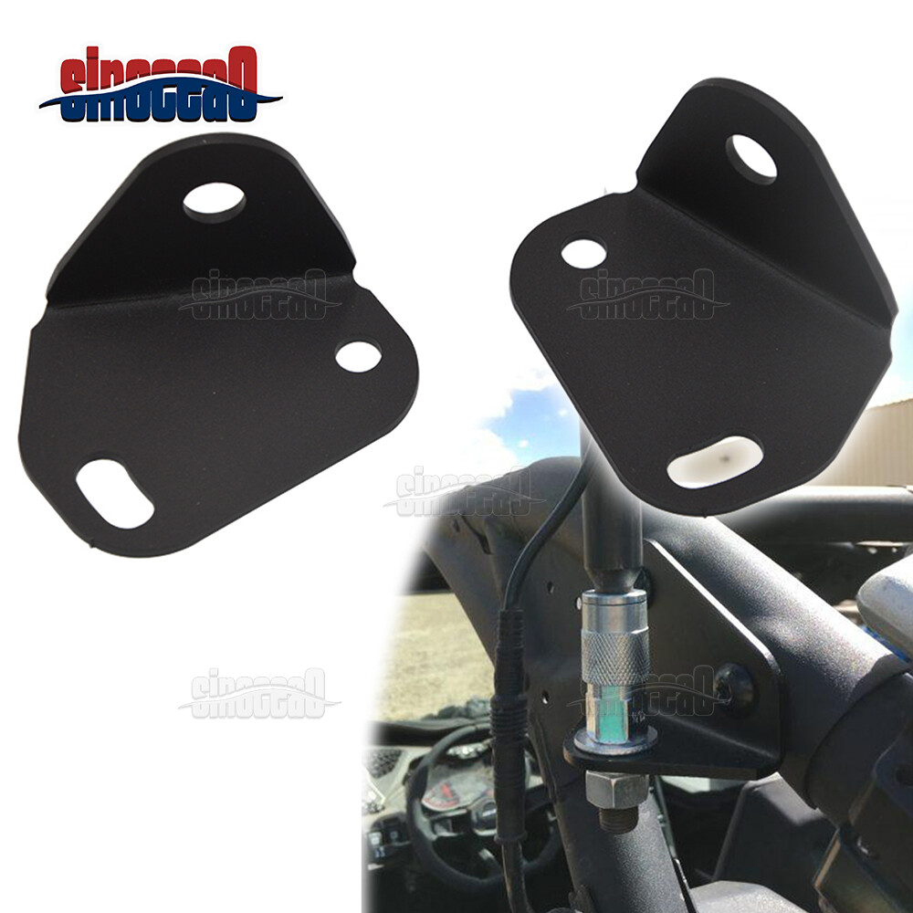 Rear LED Flag Whip Antenna Reverse Light Brackets For Can-Am Maverick X3 2017-25