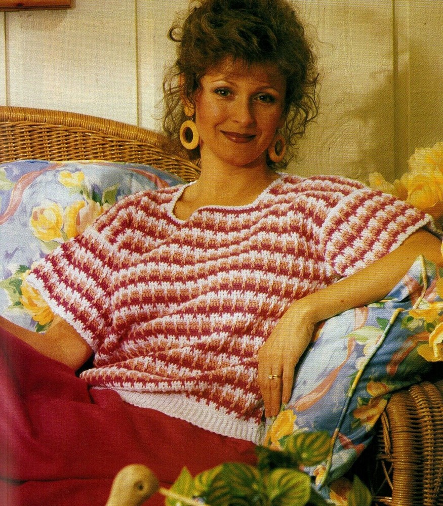 COOL COMFORT Ladies' Pullover/Apparel/Crochet Pattern INSTRUCTIONS ONLY