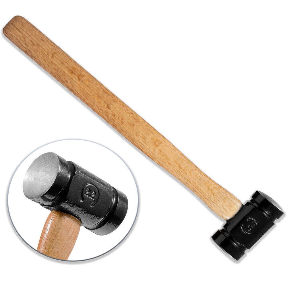 61B 36 OZ Blacksmith Farrier Rounding Hammer Tool For Blacksmithing Forging