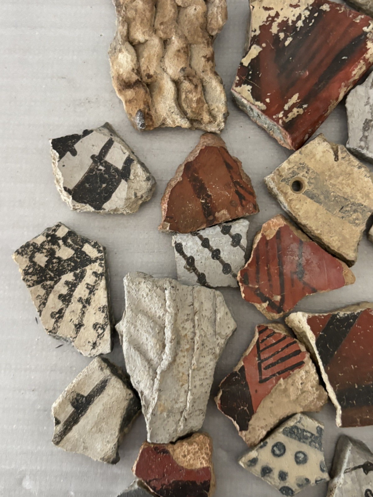 30+ Ancient Anasazi Native American Pottery Shards Arizona L8-B FREE SHIP