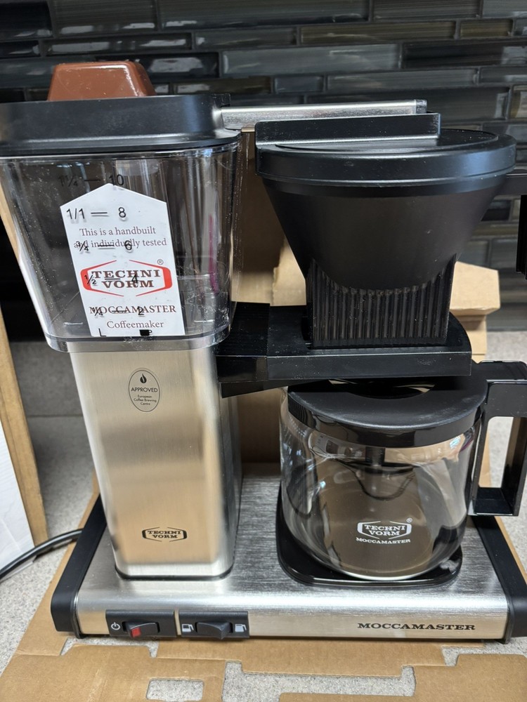 Moccamaster by Technivorm KBGV Select 10-Cup Coffee Maker, Silver, SN9560