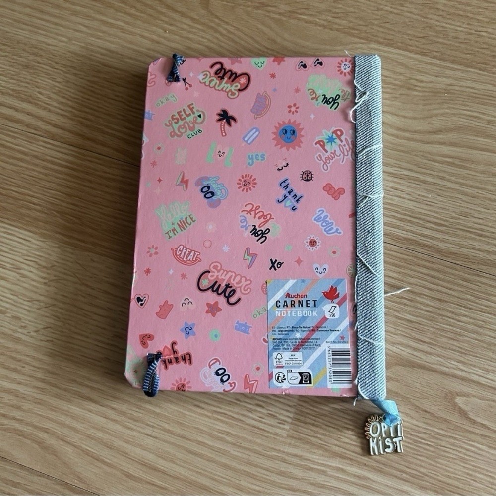 Optimist Pink Carnet Dot Grid Notebook 96 Pages