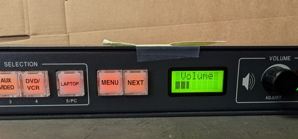 Extron System 5 IP ~ Audio/Video (A/V) Switcher, Five Input, One Output