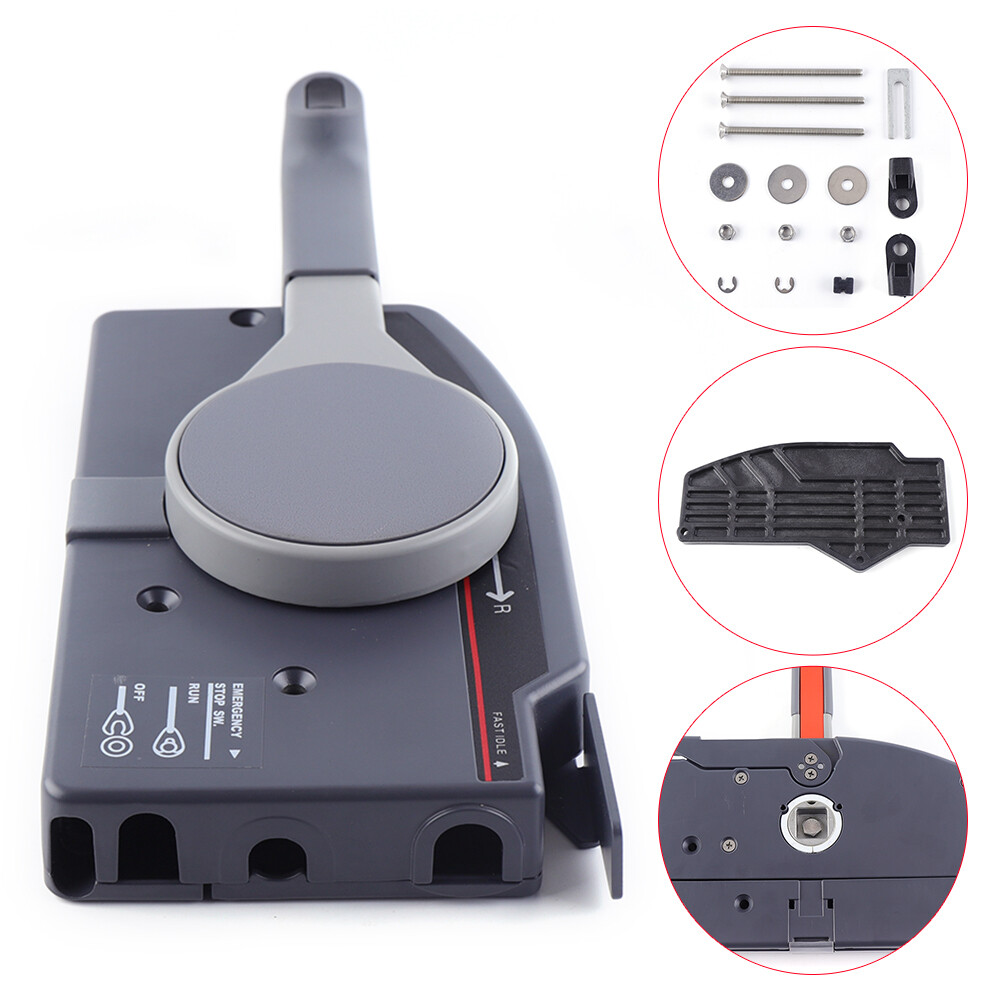 Universal Marine Outboard Side Mount Remote Control Box Steering Box USA