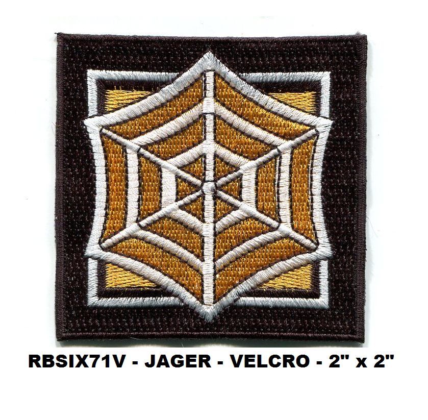 RAINBOW SIX OPERATOR HOOK BACK PATCH - JAGER - RBSIX71V