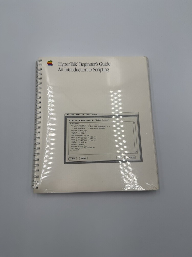 Apple HyperCard Software Bundle w/ Floppy Discs & Sealed Manuals P/N: 942-1601-A